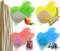 4x100g Aromazucker + 20 Zuckerwattestäbe für bunte Zuckerwatte mit Geschmack | Apfel, Banane, Bubble Gum, Heidelbeere | Farbzucker Zucker für Zuckerwatte Zuckerwattemaschine Zuckerwattezucker