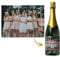 ETIKIDS 6 étiquettes de champagne personnalisées Autocollants avec votre photo et motif, idéales pour fêtes, les anniversaires, les fiançailles. pour les bouteilles de vin.