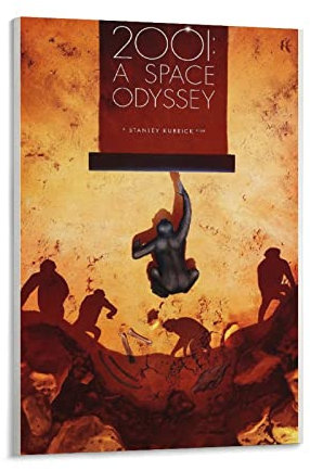 nuochen 2001 A Space Odyssey Filmposter Poster für Zimmer, ästhetische Leinwand, Wandkunstdrucke, Poster, Foto, Bild, Malerei, Poster, Raumdekoration, 60 x 90 cm