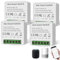 4 Smart Lichtschalter Modul 2 Wege, DIY Smart Life Kompatibel mit Tuya App, Smart Life Schalter, Mini DIY WLAN Schalter Alexa Lichtschalter mit Tuya und Google Home, Neutralleiter Erforderlich