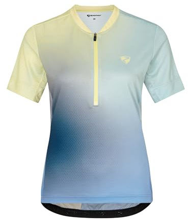 Ziener Damen NALADIA Fahrradtrikot/Radtrikot - Mountainbike|Rennrad - atmungsaktiv,schnelltrocknend,elastisch,Kurzarm, Bluebell, 46