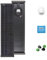 MOSCATELLI Pannello Solare Camper 120W SLIM Black Boost Monocristallino PERC Kit Pannello Solare per Camper con Profilo integrato in Alluminio Nero - Regolatore MPPT Bluetooth 10A