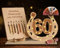 TUZELIYA 60 Geburtstag Geschenk Frauen & Männer - Geldgeschenke Geburtstag 60 mit LED Lichterkette Ständer - Holz-Schild Gästebuch - 60 Geburtstag Deko - 60.Geburtstag