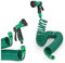 TUBO PER INNAFFIARE A SPIRALE 15 MT PISTOLA GIARDINO FLESSIBILE ACQUA 18512 Verde