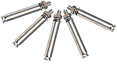 Pernos de anclaje, Pernos de expansión for hormigón y mampostería Pernos de anclaje for pared Extra largos(M12 x 80mm)