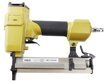 Pneumatic Upholstery Stapler Heavy-Duty V1015B Pneumatic Corner Nail Gun Pins Gun Air Stapler