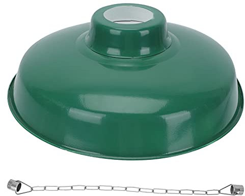 1 Set Vintage Grüner Lampenschirm Pendelleuchten Kronleuchter Des Deckels Deckenleuchten Deckenlampe Emaille Lampenschirm Draht Home Base Lampe Kuppelschirm Lampe Kamin Mikikit