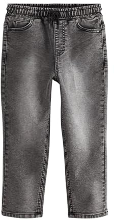 NEXT Jungen Jersey-Jeans im Loose Fit Grau Numeric_176