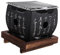 DIKACA Barbecue in Stile Giapponese Griglia in Metallo Design Ventilato Facile Da Trasportare