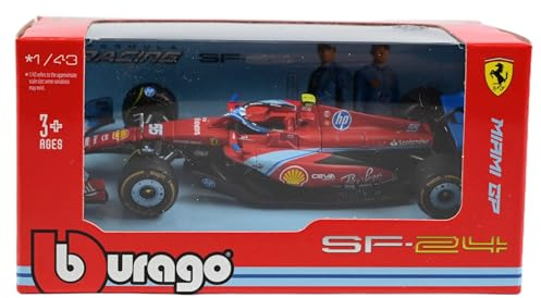 BOLID F1 Ferrari SF-24 GP Miami 2024 Carlos Sainz 1:43 BBURAGO 18-36844
