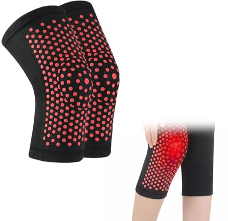 KARELLS Ginocchiere Autoriscaldanti, Ginocchiera Autoriscaldante, Massaggiatore Gambe, Ginocchio Riscaldato per Alleviare lo Stress, 1 Paia