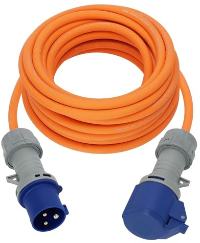 Brennenstuhl CEE 230V Camping-Verlängerungskabel 10m mit LED Spannungsanzeige (H07RN-F 3G2,5 Kabel, Camping-Stromkabel für den ständigen Einsatz im Außenbereich IP44, Made in Germany)