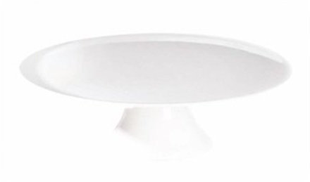 ASA Grande Platten Tortenplatte auf geschwungenem Fuß Durchmesser 29,5 cm, Höhe 9,3 cm - - - Keramik