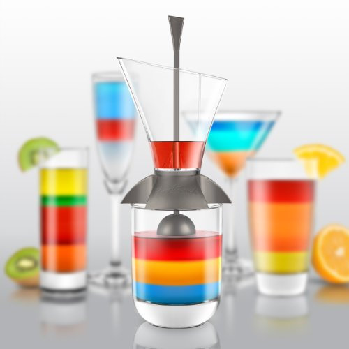 Final Touch Rainbow Cocktail-verseur Multicouche Layering Tool (Standard)
