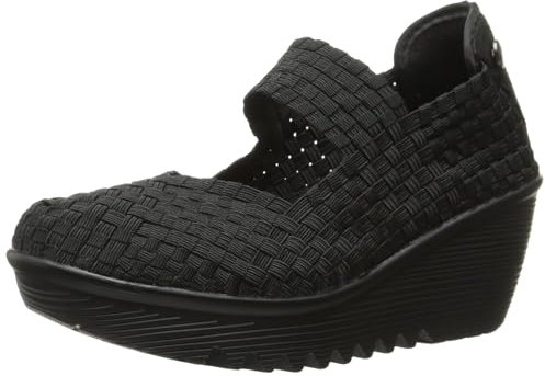 Bernie Mev Damen Lulia Keilpumps Keilsandale, Schwarz, 37 EU