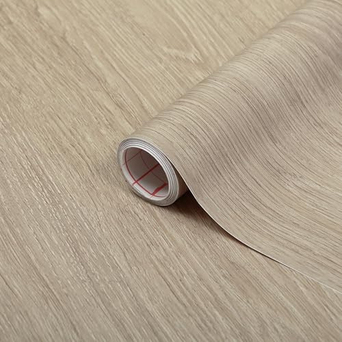 d-c-fix Möbel-Klebefolie Santana Oak Kalk 90 cm x 15 m Holzoptik Folie | abwaschbare und selbstklebende Deko-Folie für Küche, Schrank, Tisch & Fensterbank - modern & nachhaltig