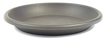 greemotion Soucoupe pour pot de fleur rond couleur anthracite Ø29 cm - Dessous de pot de fleurs en plastique - Sous-pot pour plantes - Plateau pour pot de fleurs rond