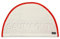 Saunagut® Sauna Wedeltuch Torreoo Elfenbein-rot