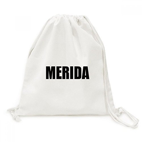 DIYthinker Merida Venezuela Stadt Name Canvas-Rucksack-Reisen Shopping Bags