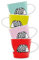 Scion Keith Brymer Jones Collaboration Range Living Spike Keramiktasse – Espressotassen-Set mit je 100 ml, 4 Stück
