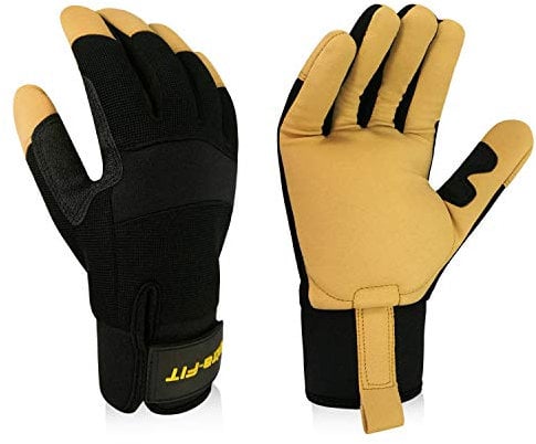 Intra-FIT Professional Anti-Vibration Glove EN ISO 10819: 2013 / A1: 2019 & EN 388:2016 Certified, Reinforced Palm and Thumb, Ideal For Road Breakers, Sanders, Grinders and Chipping Hammers
