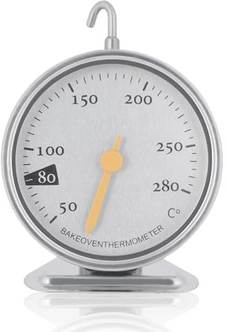 thermometre four,Thermomètre de Four,Thermomètre de four en acier inoxydable,thermometre de cuisson,thermometre cuisine,termometre cuison,thermomètre pour four, pour la cuisine, de 50 à 280 degrés