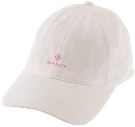 GANT Unisex Baseball Cap Contrast Twill Cap, Größe:One Size, Farbe:Weiß(113)