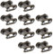 Be In Your Mind 10 STÜCKE 25 H Kette Master Link Kette Verbindungsglied Fahrradkette Master Link aus Stahl Hochfeste Steckverbinder Rollenkette Motorrad Kettenglieder