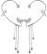 QKEPCY Ohrwickel Manschetten - Blumen Blatt Kletterer Crawler Ohrringe, Silber