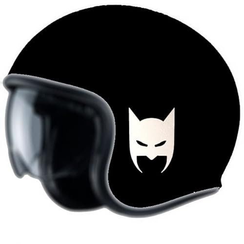 Batman Aufkleber, reflektierend, für Helm, Motorrad, Auto, Fahrrad, Roller, 2 Stück