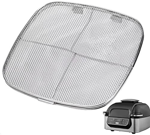 ulapithi Stainless Steel Splatter Shield for Ninja Foodi AG301, Replacement Splatter Shield Accessories for Ninja Foodi 5-in-1 Indoor Grill, for Ninja Foodi AG300, AG300Ck, AG301C, AG302, AG400