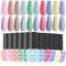Morovan Nail Polish Set Fingernail: 10 Macaron Colors 2pc Base Top Coat Summer Popular Nail Polish Collection Regular Nail Polish Toenail Manicure Kit Gifts for Women Girls