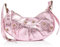 IZIA Women's Schultertasche aus Metallic-Leder, Rosa