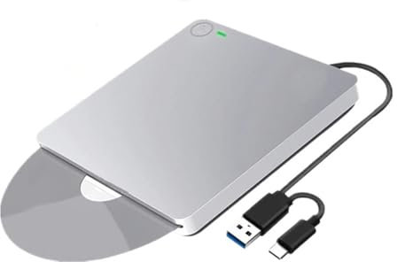 NQYZZFD Graveur De DVD Blu-Ray Externe Lecteur Blu-Ray 3D USB 3.0 Et Type-C BD/CD/DVD +/-RW Graveur De Lecteur Blu-Ray Optique pour Ordinateur Portable Mac PC MacBook Pro Air Bureau Windows,B