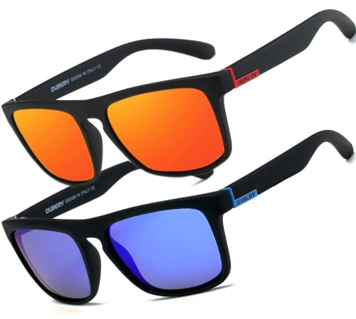 HGDGears Mens Sunglasses Polarized With UV400 Protection Lightweight Frame Sun Glasses for Outdoor