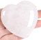 AWARDSEN 60 mm Bergkristall Groß Herz Kristalle Edelsteine Geschenke für frauen, Weiß Reiki Heilsteine Handschmeichler Stein für Valentinstag, Geburtstage, Jahrestag, Muttertag und Thanksgiving Tag