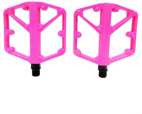 CNANRNANC 1 paire de pédales de vélo, 15 x 13 cm, pour VTT, vélo de course, en alliage d'aluminium, plates, rose