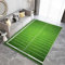 Teppich Wohnzimmer 60 x 90 cm Symmetrisches Design American-Football-Feld Teppich Schlafzimmer Dekor Modern 3D Druck Teppich Weiche Flanell Kinderzimmer Teppiche Küche Korridor Esszimmer Bodenmatte
