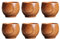 Pacchetto 6 Tazze Da Tè In Legno Liscio Tazze Da Acqua In Legno Appendere Tazza Da Tè In Legno Per Una Persona In Salute