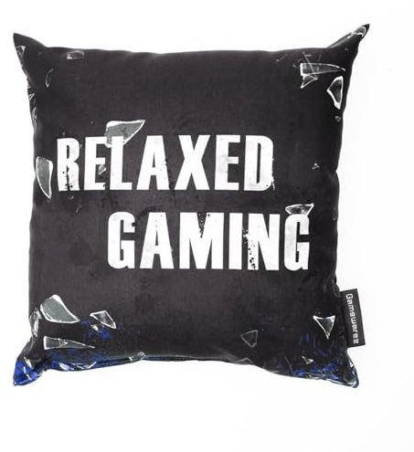 Gamewarez X-Ray Gaming Kissen – Gamer-Kissen zum Zocken, beidseitig Bedruckt, hochwertiger und knitterfreier Stoff, Made in Germany (Blau)