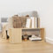 qohoio Meuble TV Chêne Sonoma 80x24x32 cm Bois d'ingénierie,Meuble TV,Table Basse Salon Meuble TV,Table Basse LED Couleurs