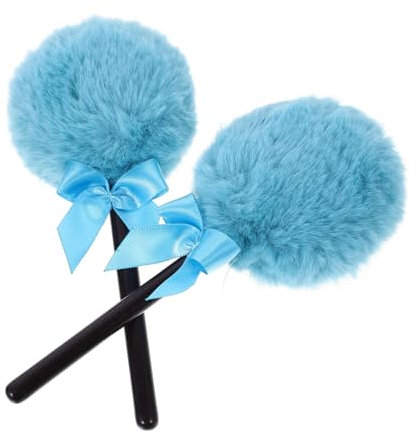 FOMIYES 2stücke Lollipop Form Puderquaste Make-up Make-up Werkzeuge Für Gesicht Pflege Hautfreundlich Kosmetiktuch Reinigungstuch