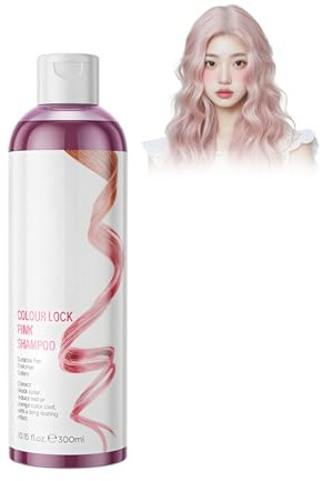 Eazerom Shampoo Rosa Per Capelli Colorati,Refresh And Color Protect, | Shampoo Rosa Per Capelli Rosa,Toner Per Colore Rosa Dei Capelli,Ciocche pink Calde E Lucide,Shampoo Per La Luminosità