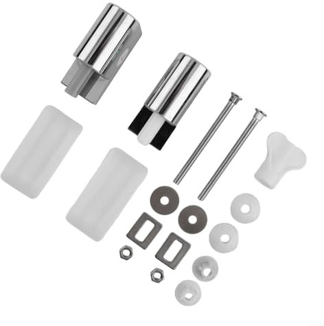 Cerniera quadrata in ABS per sedile WC, connettore rallentato, silenzioso, chiusura ammortizzata, angolo di apertura di 115°