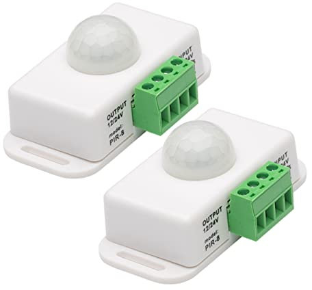 SHINEOFI 2 Pièces à Détection Minuterie Lot pour LED Intérieur Extérieur