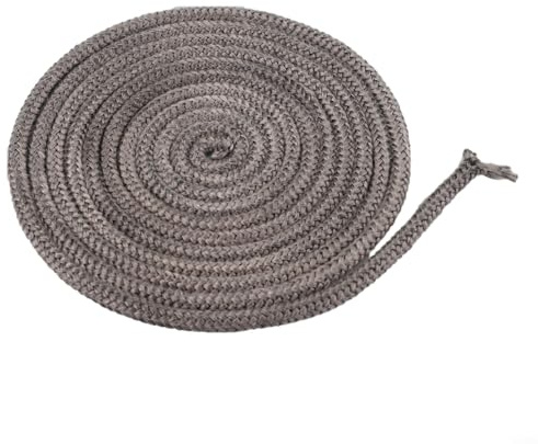 SiSinkal Für hitzebeständiges Türdichtungsseil, 9 mm x 300 cm, Fiberglas-Dichtung, Ersatz für Holzofen, Kamin
