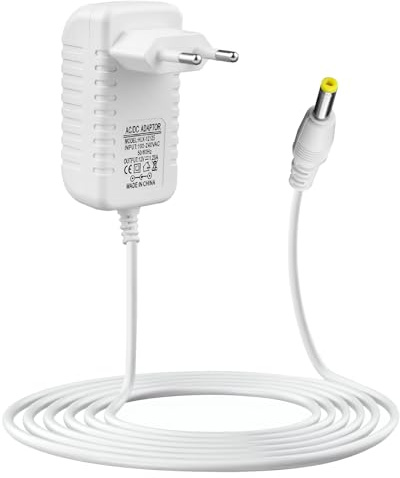 15W Netzteil für Echo Dot, 1,5M 12V/1,25A Ladegerät Netzadapter Netzkabel Ladegerät Stromkabel Charger Power Supply für Dot (3rd 4th 5th Gen) Show 5 (1st 2nd Gen) Kids Edition (3rd 4th Gen) Spot Dot