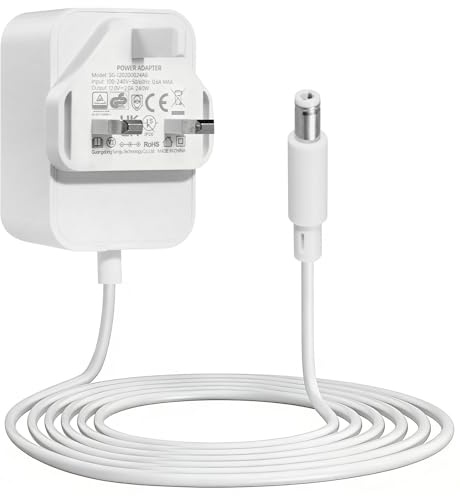 12V 2A for BT-Openreach Ont Openreach EchoLife-HG612-Fibre-Optic-Modem | UK Plug Charger with 5.5x2.5mm DC Plug, Replacement Power Supply Adapter for LED Strip Router Camera Nail Lamp Atomizer