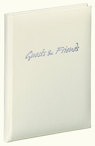 Pagna 30911-02 Gästebuch (Einschreibebuch, 128 Seiten), weiß