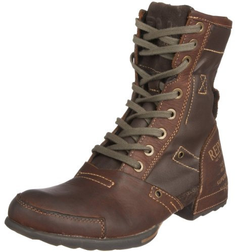 Replay Stivali Burtom con Lacci da Uomo, Marrone, 41 EU